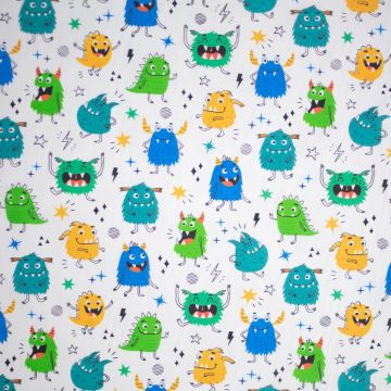 Digi-Baumwolle Milky Way Monster