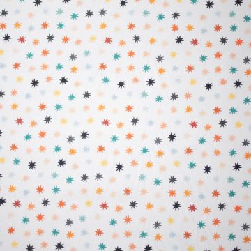 Digi-Baumwollstoff Sterne Multicolor