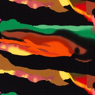 Viskose-Jersey Abstract Paint