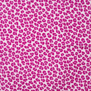 Flanell Leopard Rosa