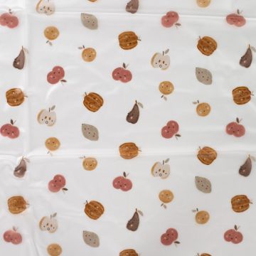 Transparenter Regenmantelstoff Veggies und Fruit