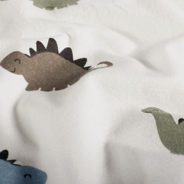 Bedruckter Flanellstoff Dinosaurier