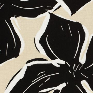 Gewebte Viskose Leinen creme