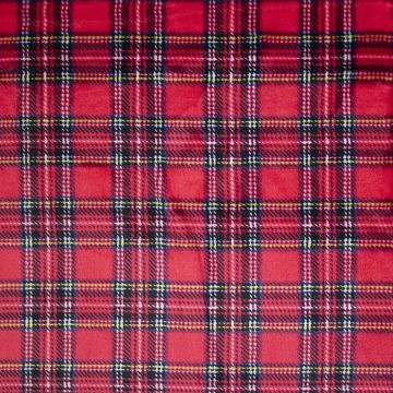 Double Soft Fleece Steward Karos rot