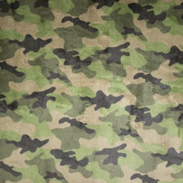 Double Soft Fleece Camouflage Grün