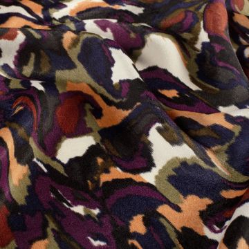 Satin Velvet Abstract Marine