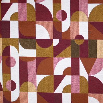 Jacquard abstrakt rot
