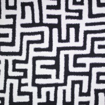 Jacquard Maze schwarz
