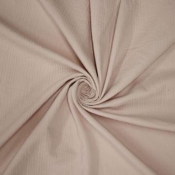 Gesteppte Baumwoll-Musselin in Beige