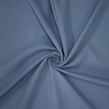Gestepptes Baumwoll-Musselin hellblau
