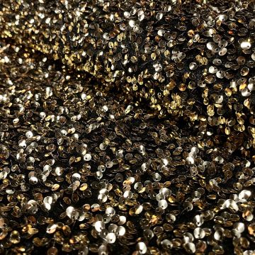 Curvy Pailletten-Velours Gold