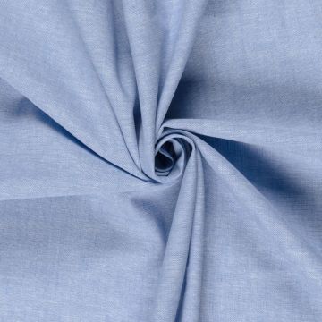 Leinen-Baumwoll-Oxford blau