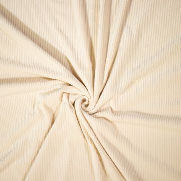 Soft gestrickter Cordcordstoff Hellbeige