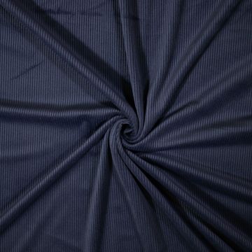 Soft Strick-Cordstoff Marine
