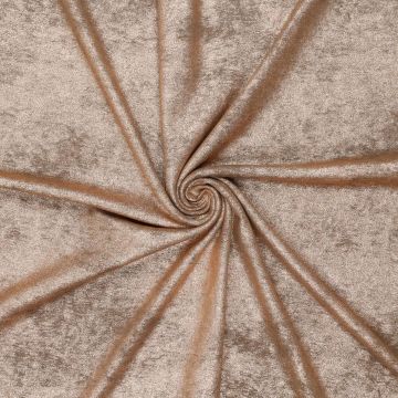Metallic Suede Stretch Bronze Braun