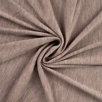 Merino Wool Jersey Taupe Melange