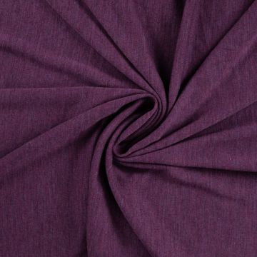 Merino-Wolljersey lila meliert