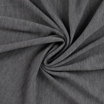 Merino Woll Jersey grau meliert