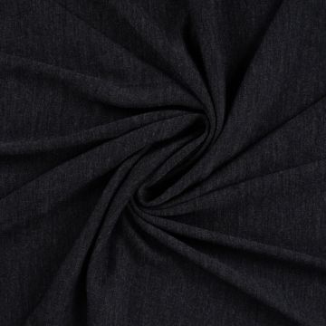 Merino-Wolljersey Anthrazit Melange