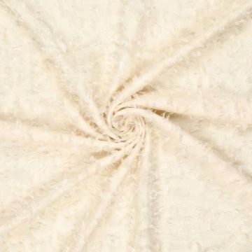 Lyocell-Voile mit Rüschen in Off-White