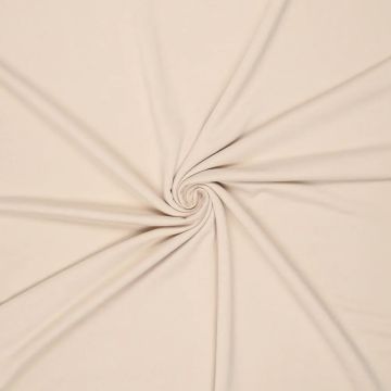 Gebürsteter Bambus-Trikotstoff Beige