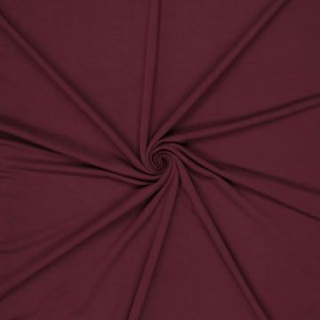 Gebürsteter Bambus-Jersey Bordeaux