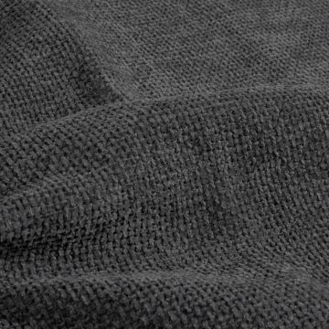 Chenille Stoff grau