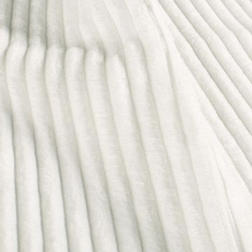 Cord Velours Stoff gebrochen weiß