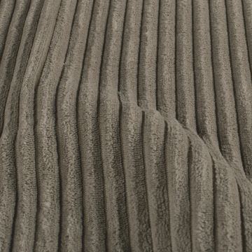 Rippvelours Stoff taupe