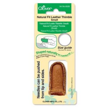 Clover 6028 Fingerhut Leder klein