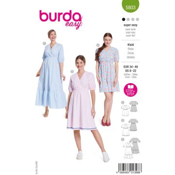 Burda Style Schnittmuster 5803 Kleid