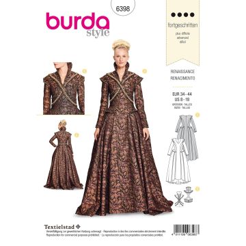 Burda-Schnittmuster # 6398