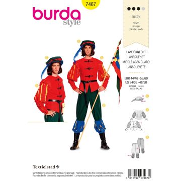 Burda-Schnittmuster # 7467