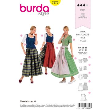 Burda-Schnittmuster # 7870