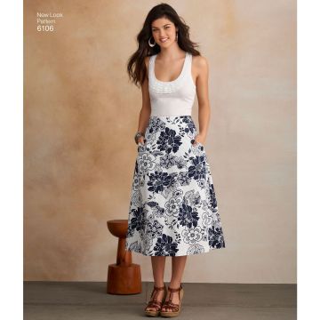 NewLook 6106 Schnittmuster