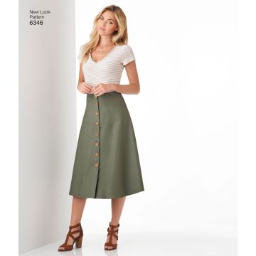 NewLook 6346 Schnittmuster