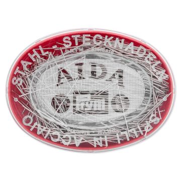 PRYM Stecknadeln aus Stahl 0,60 x 30 mm silberfarben 024347