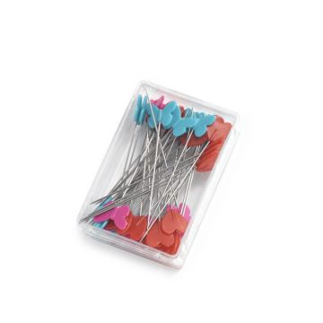 Prym Love Stecknadeln mit Kunststoffkopf 50 x 0,60 mm, sortiert, 50 Stück