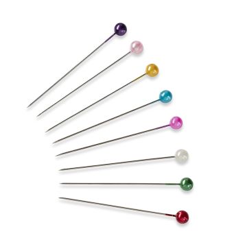 PRYM Perlkopfstecknadeln Sortierung Farben 0,58x40 mm 028625