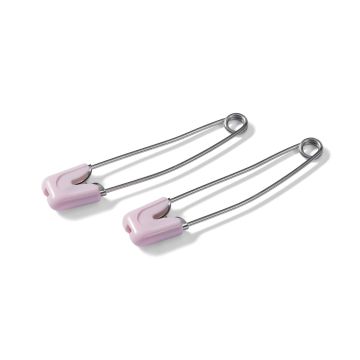 PRYM Baby-Sicherheitsnadel Edelstahl Rosa 086102