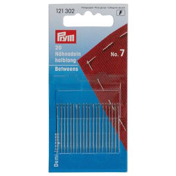 PRYM Nähnadeln halb lang Stahl Nr. 7 0,70 x 31 mm silberfarben 121302