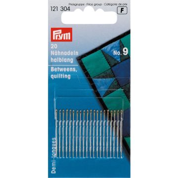 PRYM Nähnadeln halblang Stahl Nr. 9 0,60 x 28 mm silberfarben 121304