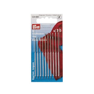 Prym Stopfnadeln lang aus Stahl 1-5 silberfarben 124661