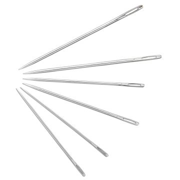 PRYM Stopfnadeln kurz Stahl 5/0–1/0 silberfarben 124662