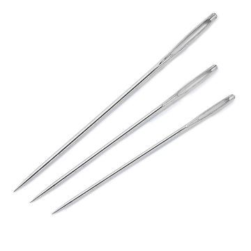 PRYM Sticknadeln aus Stahl mit Spitze 18–22 silberfarben 125554