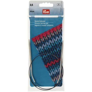 Rundstricknadeln ALU 50 cm 3,50 mm grau