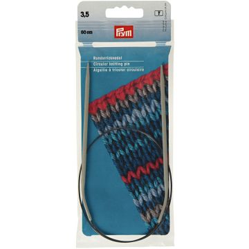 Rundstricknadeln ALU 60 cm 3,50 mm grau