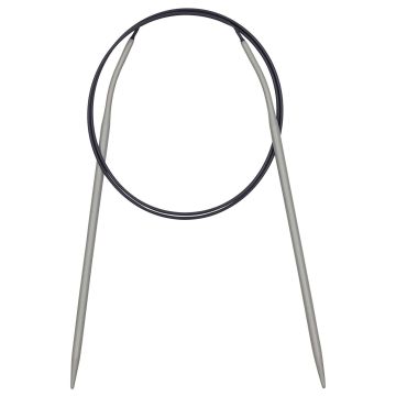Rundstricknadeln ALU 80 cm 3,50 mm grau