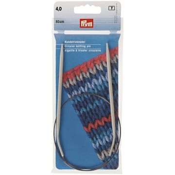 Rundstricknadeln ALU 60 cm 4,00 mm grau