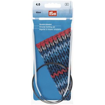 Rundstricknadeln ALU 80 cm 4,00 mm grau